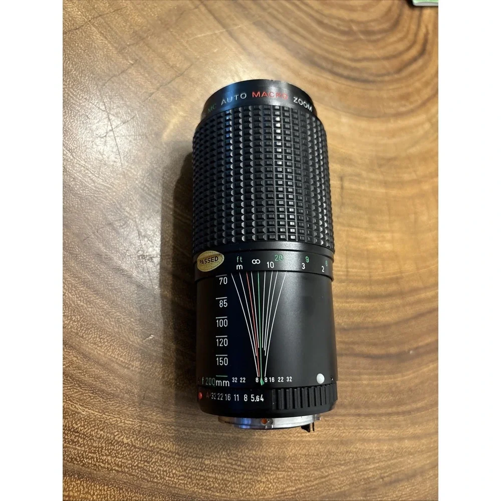 Tou Five Star 70-200mm f4 MC Auto Macro Zoom Lens Pentax PK Mount AS-IS